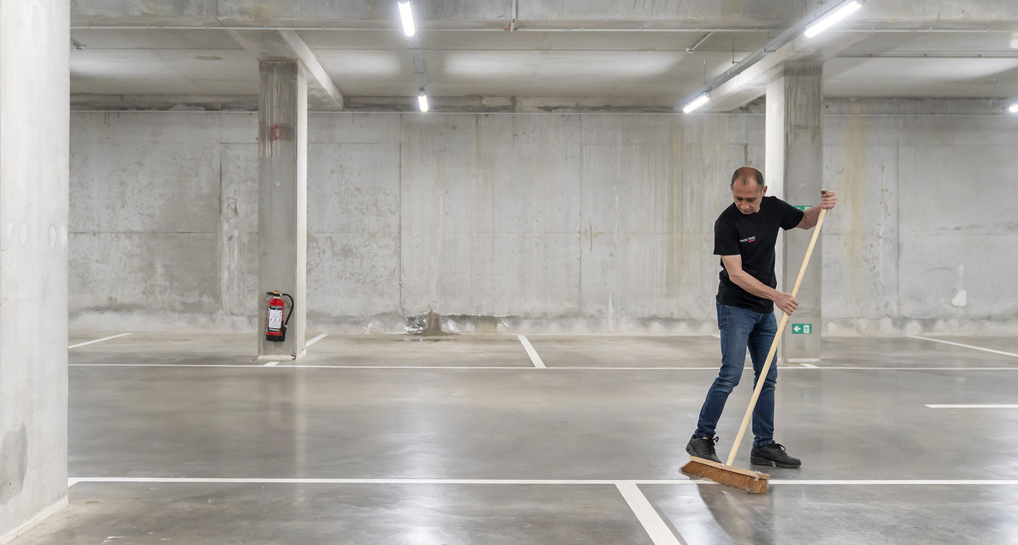 Le nettoyage de vos parkings ou garages